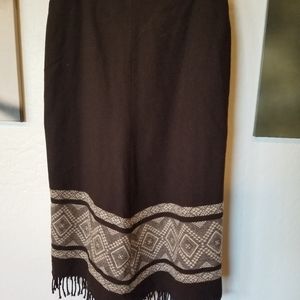 Wool skirt